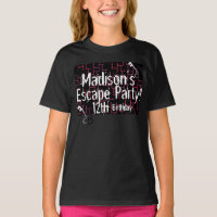 Camiseta de cumpleaños de laberinto de sala de esc