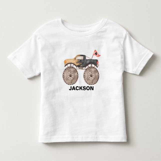 Camiseta de cumpleaños de monstruo (Anverso)