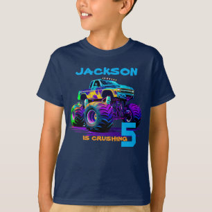 Camiseta de cumpleaños de niño personalizada con c