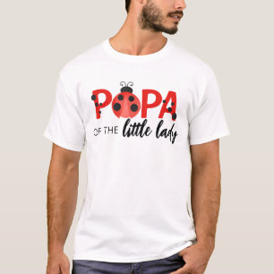 Camiseta de cumpleaños de Papá de la pequeña dama