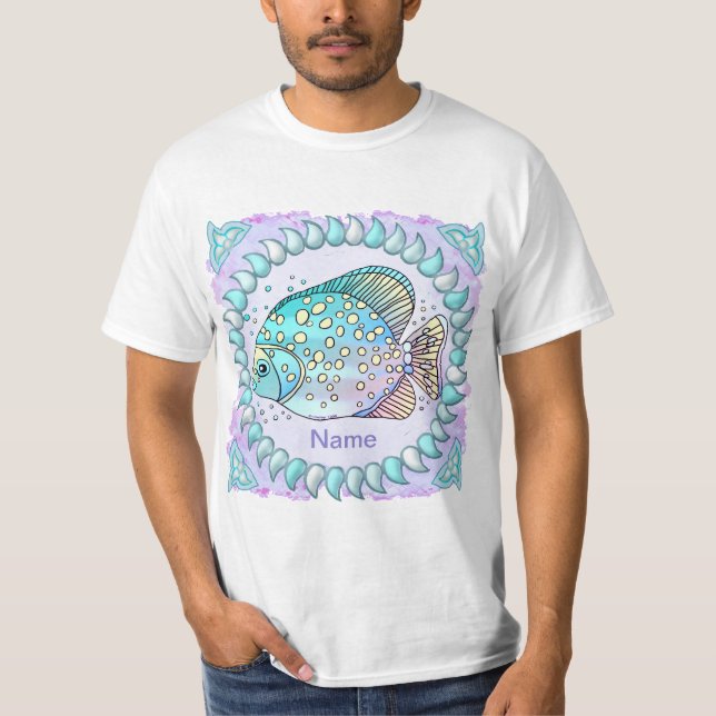 Camiseta de cumpleaños de Piscis (Anverso)
