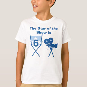 Camiseta de cumpleaños de Star of Show Personaliza