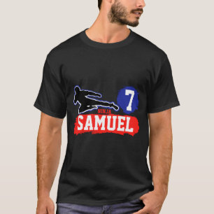 Camiseta de cumpleaños de tema de artes marciales 