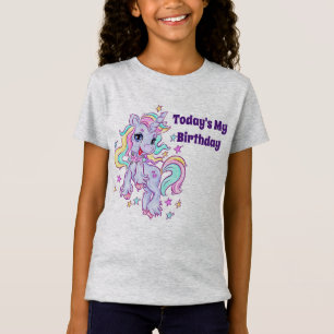 Camiseta de cumpleaños de unicornio