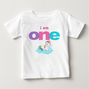 Camiseta de cumpleaños de Unicornio para bebé y ni