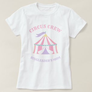Camiseta de cumpleaños del Círculo Rosa Pastel Car