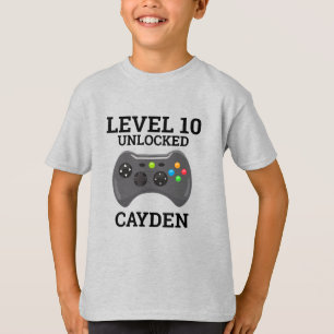 Camiseta de cumpleaños del controlador de nivel de