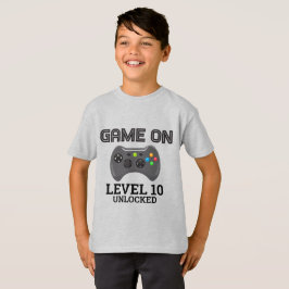 Camiseta de cumpleaños del controlador de subir de