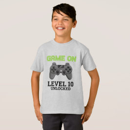 Camiseta de cumpleaños del controlador de subir de