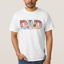 Camiseta de cumpleaños del crema de hielo papá del