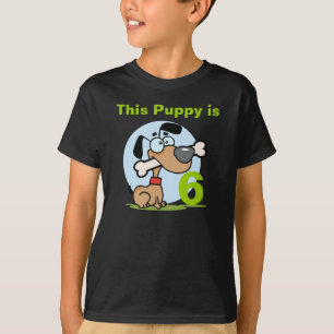 Camiseta de cumpleaños del Personalizable de perro