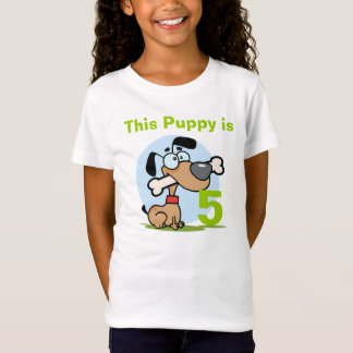 Camiseta de cumpleaños del Personalizable de perro