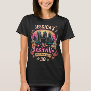 Camiseta de cumpleaños del personalizable Nashvill