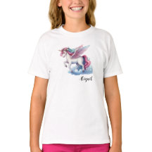 Camiseta de cumpleaños femenina de unicornio mágic