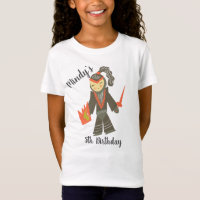Camiseta de cumpleaños fiesta caballero adorable D