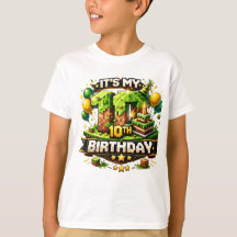 Camiseta de cumpleaños número 10 – Diseño de cumpl