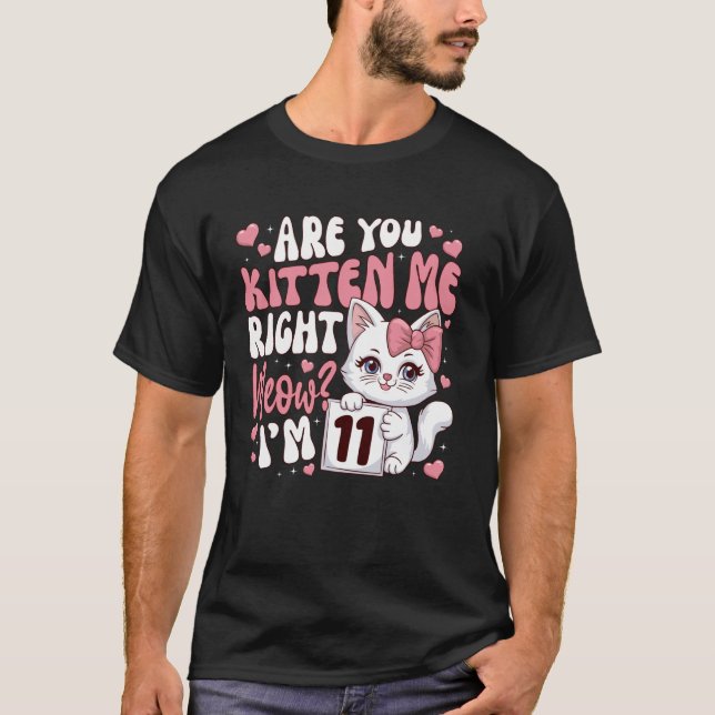 Camiseta de cumpleaños número 11 para niña de 11 a (Anverso)