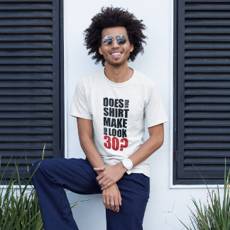 Camiseta de cumpleaños número 30