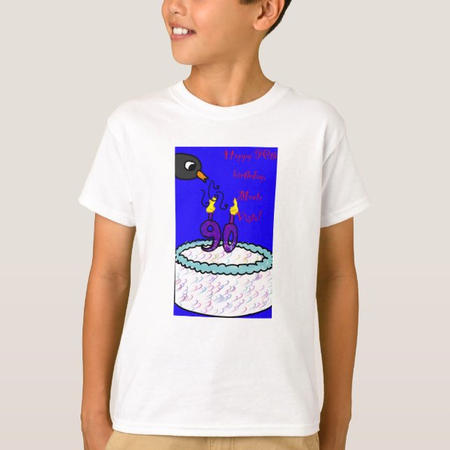 Camiseta de cumpleaños número 90 (Anverso)