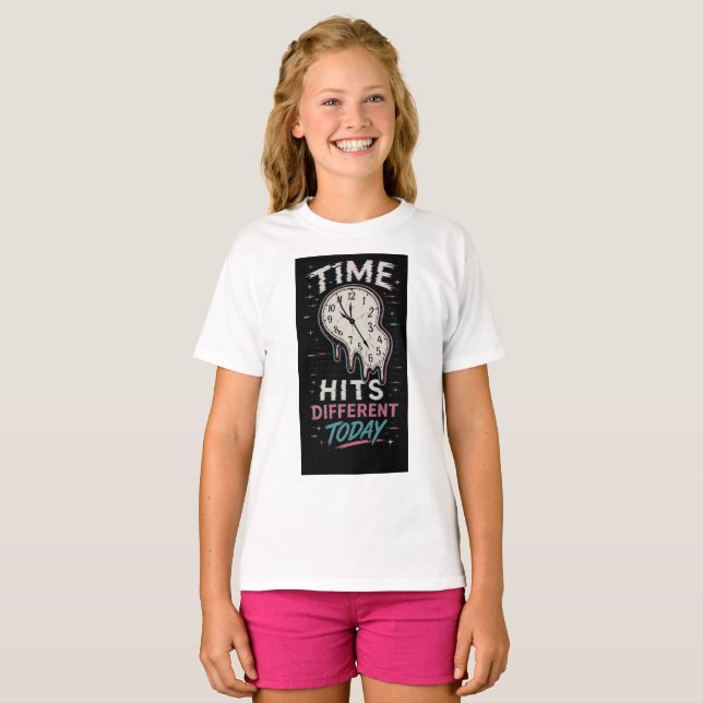 Camiseta de cumpleaños para adolescente - El tiemp (Anverso completo)