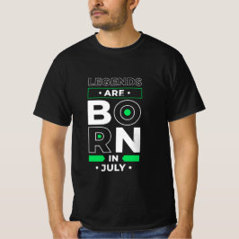 Camiseta de cumpleaños para hombres Legends Are Bo