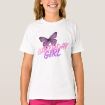 Camiseta de cumpleaños para niña