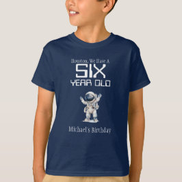 Camiseta de cumpleaños para niño del espacio exter