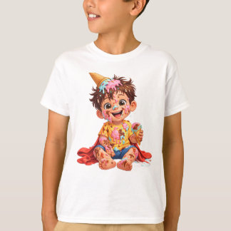 Camiseta de cumpleaños para niños pequeños con hel