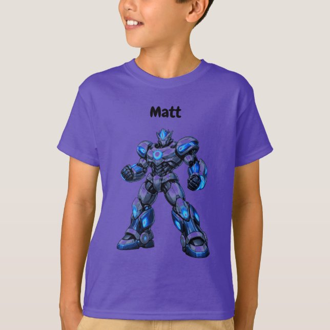 Camiseta de cumpleaños personalizada para niños co (Anverso)