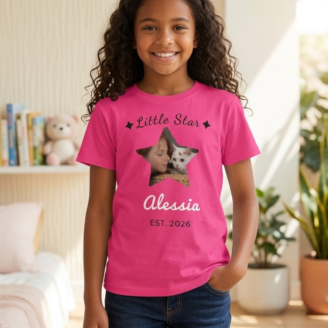 Camiseta de cumpleaños personalizada rosa linda pa (Subido por el creador)