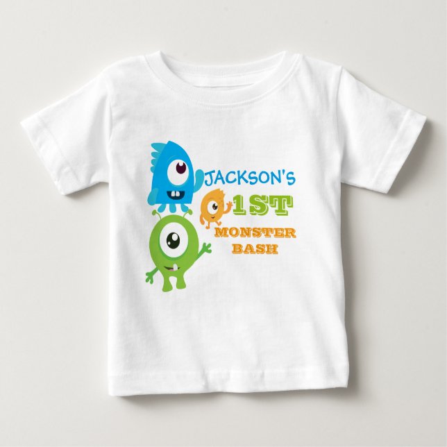 Camiseta de cumpleaños, primer cumpleaños (Anverso)