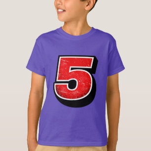 Camiseta de cumpleaños quinta de moda