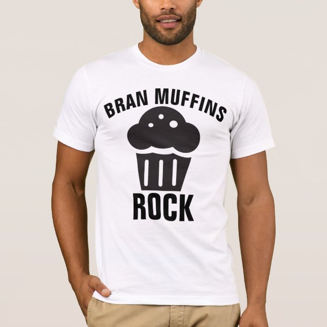 Camiseta de cumpleaños rock de BRAN MUFFIN (Anverso)