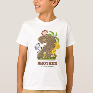 Camiseta de cumpleaños Safari personalizada para 