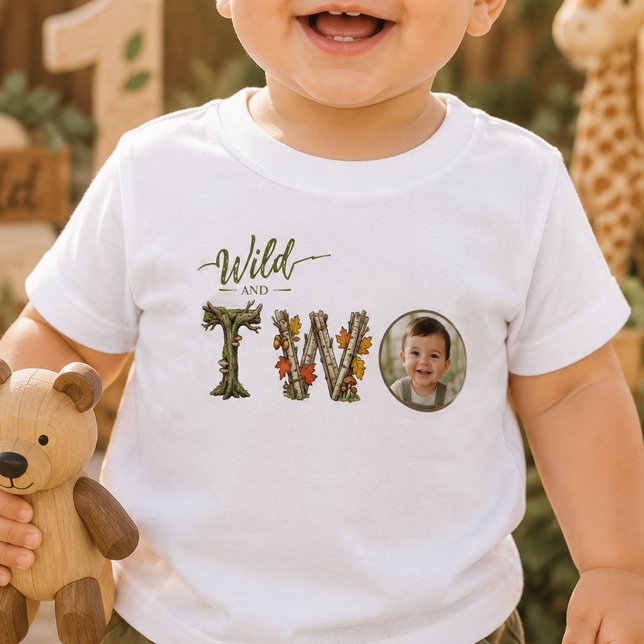 Camiseta de cumpleaños salvaje y DOS bebé personal (Subido por el creador)