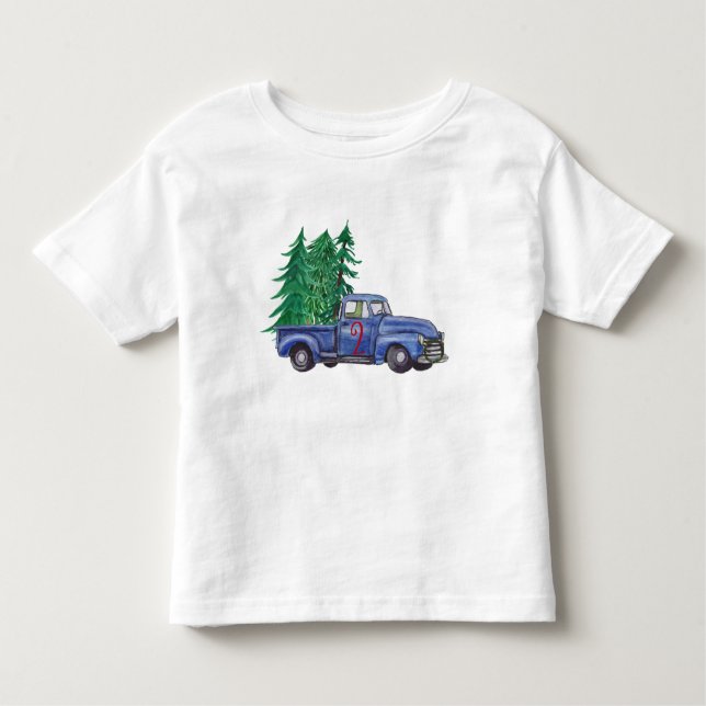 Camiseta de cumpleaños temática del árbol del cami (Anverso)
