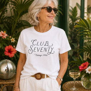 Camiseta de cumpleaños vintage Club Setenta