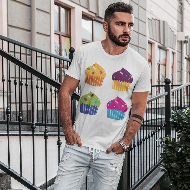 Camiseta de Cupcakes Decorados (Subido por el creador)