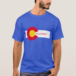 Camiseta de Cyclocross de la bandera de Colorado