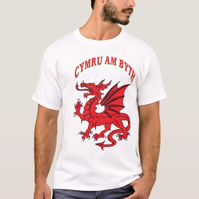 Camiseta de Cymru Byth (Anverso)