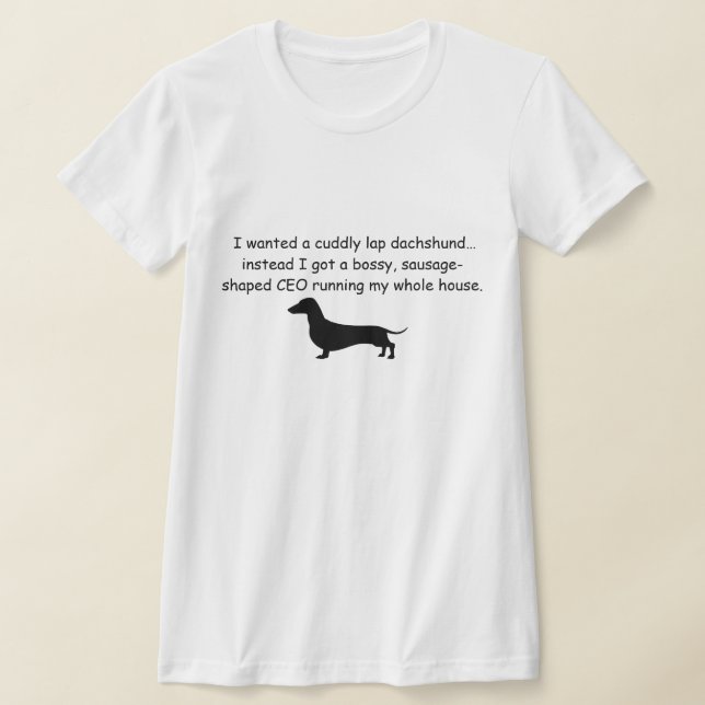 Camiseta de Dachshund mandona  (Distribución)