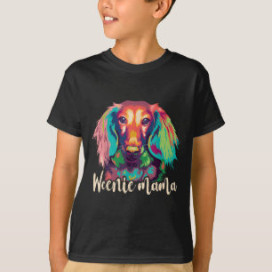 Camiseta de Dachshund Mujer Mamá Weenie Perro Wien