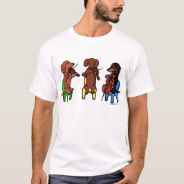 Camiseta de Dachshund String Trio