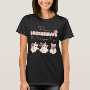 Camiseta de dama de honor del equipo de Halloween