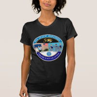 Camiseta de damas 50th Space Hipsters Apollo 13