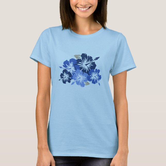Camiseta de Damas de Hibisco Épico (Anverso)