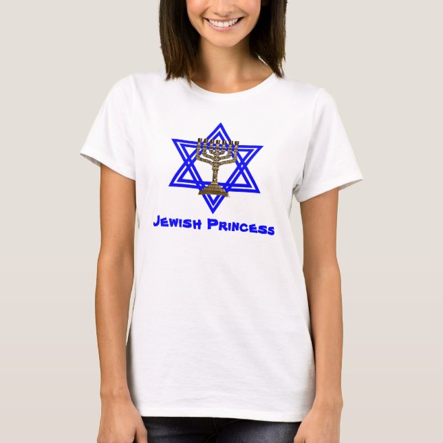 Camiseta de damas de princesa judía (Anverso)