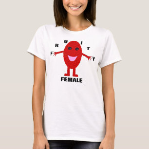 Camiseta de Damas Felices Uvas Rojas Afruitadas