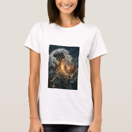 Camiseta de Damas Steampunk Gran Ola de Londres