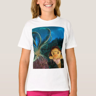 Camiseta de Danni la Sirena bajo el agua